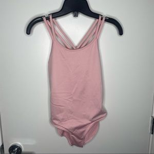 criss cross strappy bodysuit